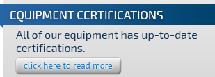 Equipment Certifications